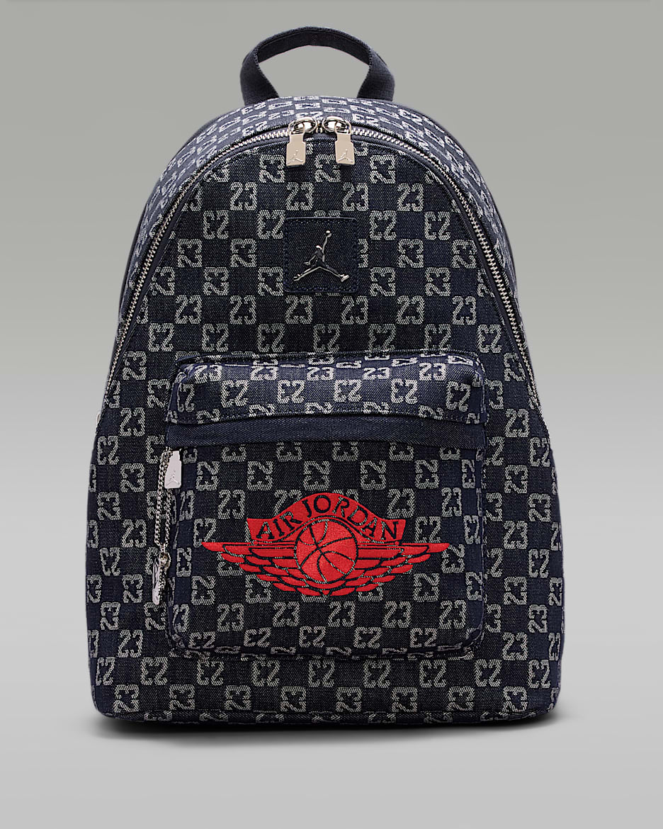 Jordan Monogram 双肩包 - 靛蓝