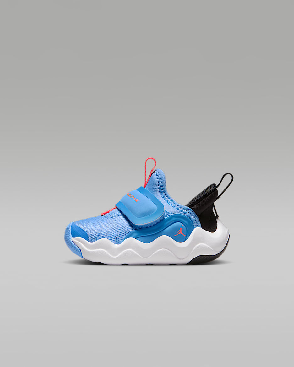 Jordan 23/7.2 EasyOn 小鲨鱼婴童运动鞋 - 白色/狂喜钴蓝/黑/亮深红