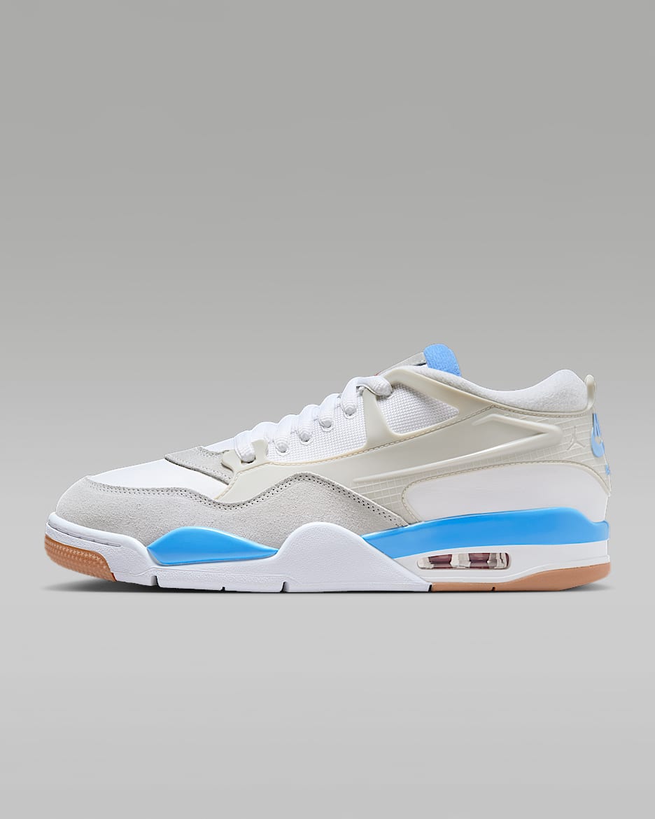 Air Jordan 4 RM 男子运动鞋骑士鞋 - 白色/白色/浅灰