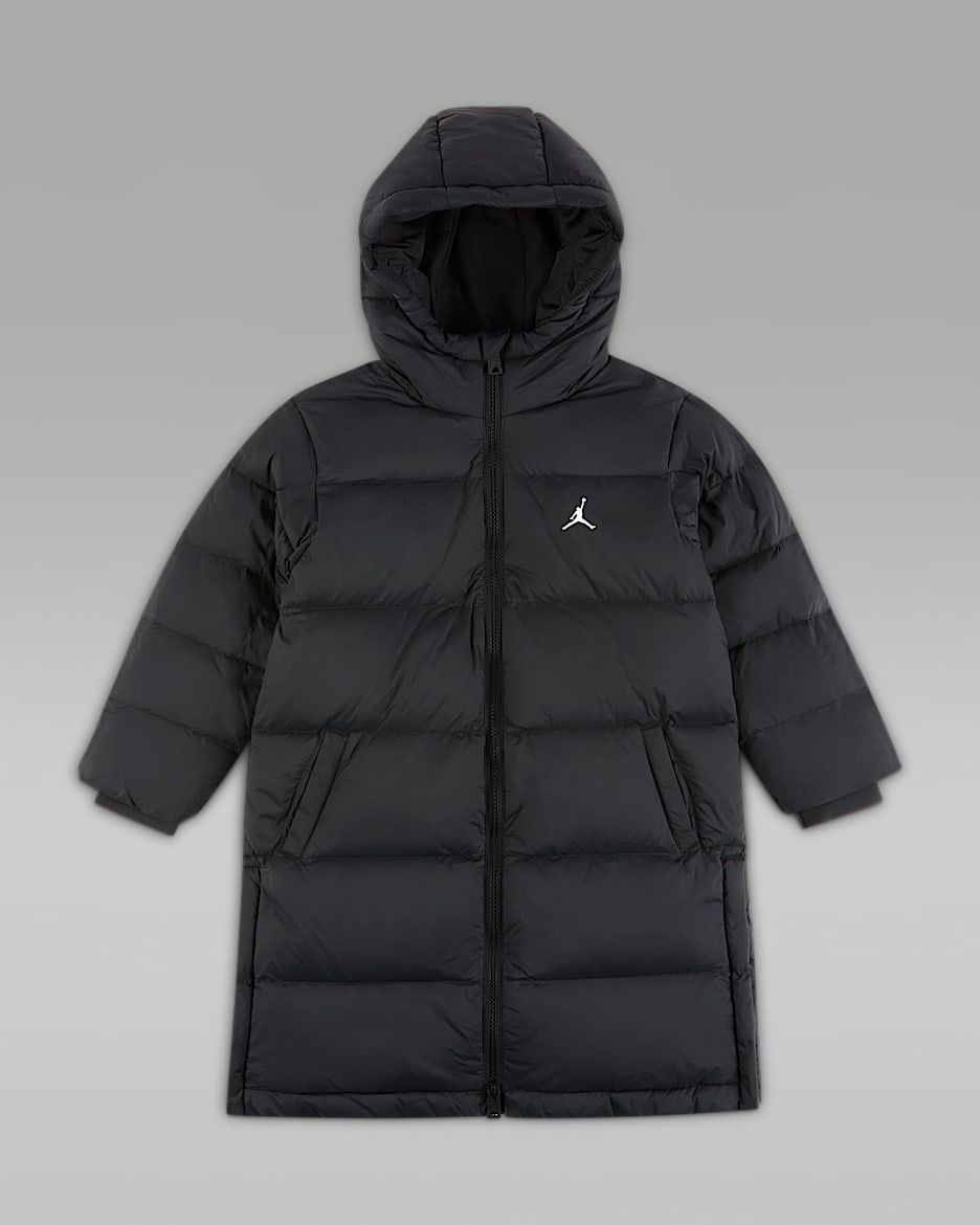 Jordan Flight 幼童三防羽绒外套 - 黑