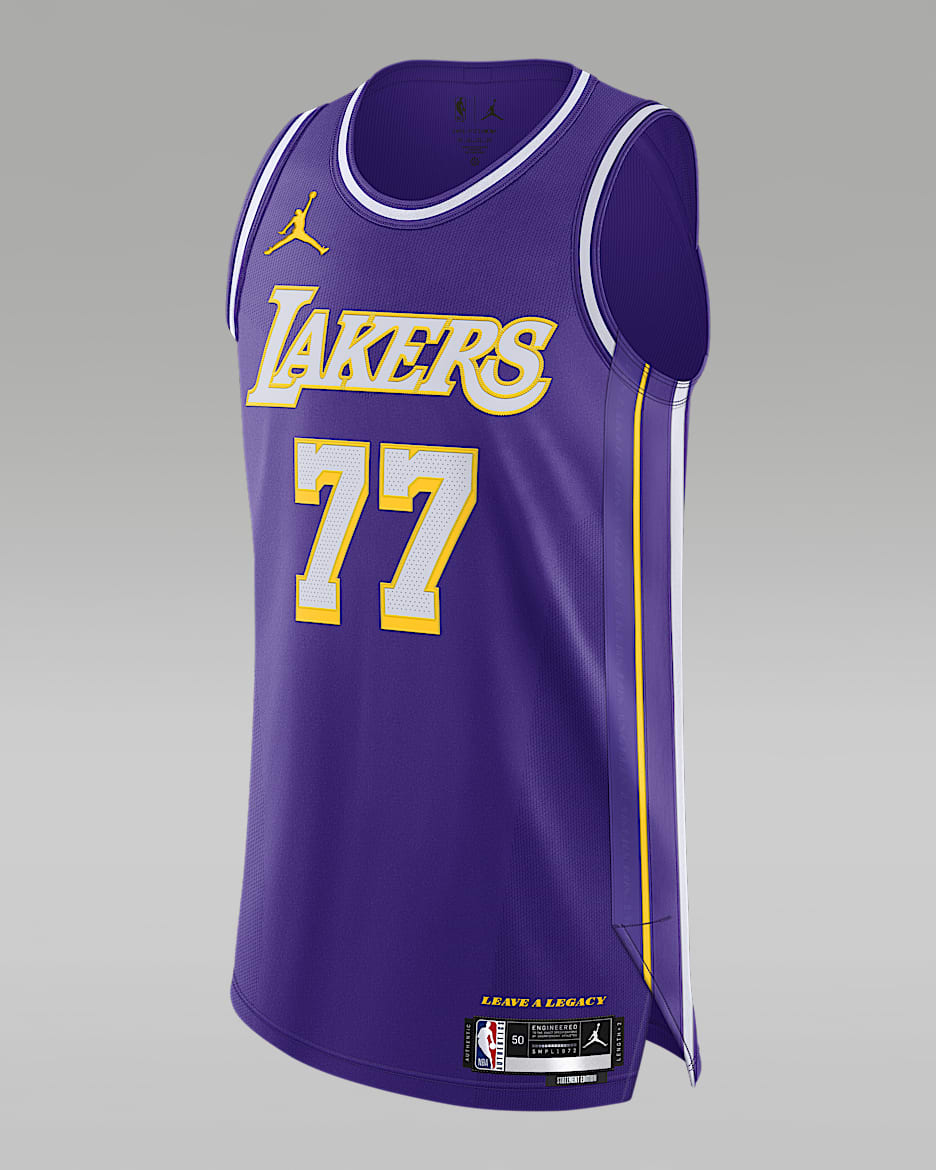2025/26 赛季洛杉矶湖人队 Statement Edition Jordan Dri-FIT ADV NBA Authentic Jersey 男子速干球衣 - 全域紫