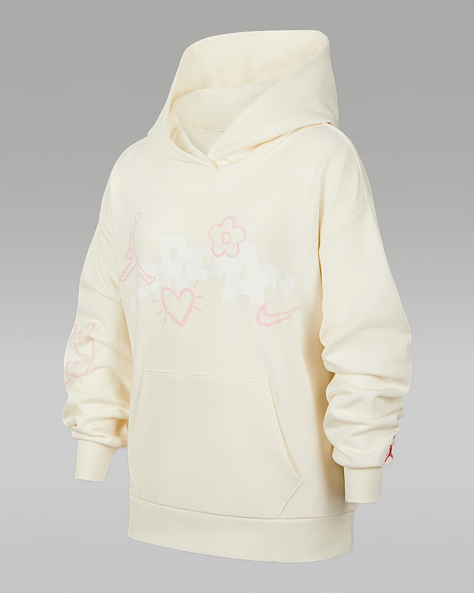 Jordan Love Is In The "Air" 大童连帽衫 - 淡象牙白