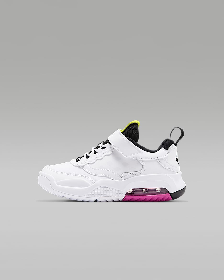 Jordan Max 200 (PS) 幼童运动童鞋 - 白色/活力紫红/明黄/黑