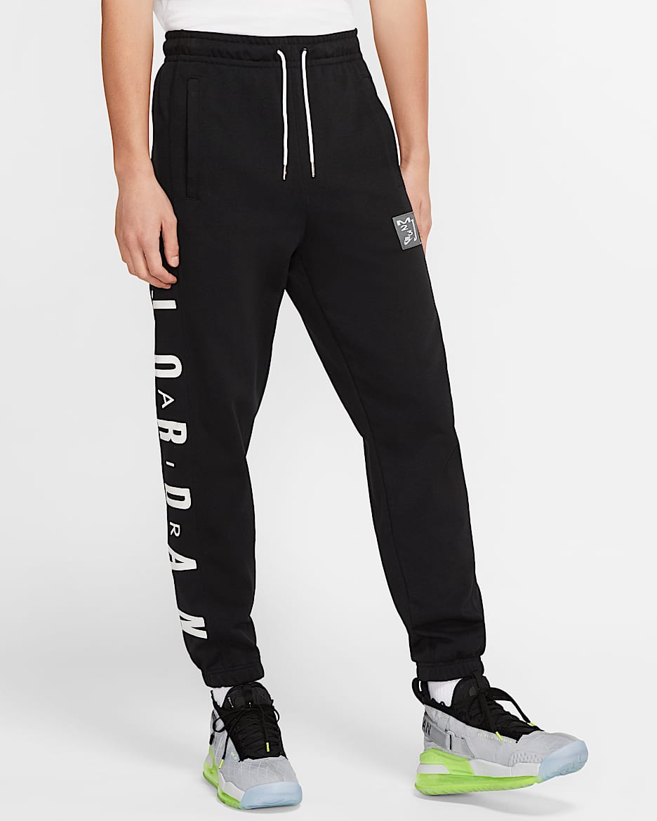 Jordan Sport DNA 男子长裤 - 黑/黑/白色