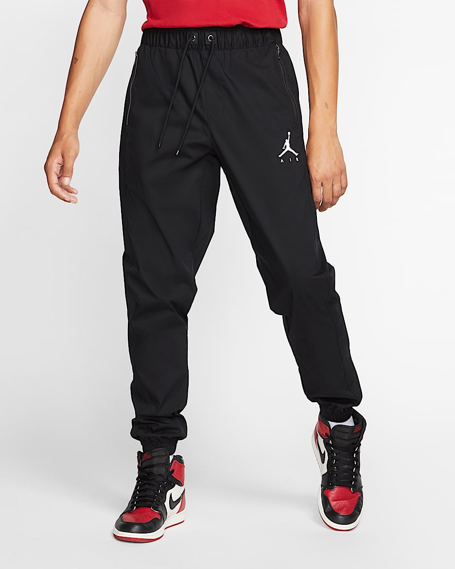 Jordan Jumpman 男子梭织长裤 - 黑/白色
