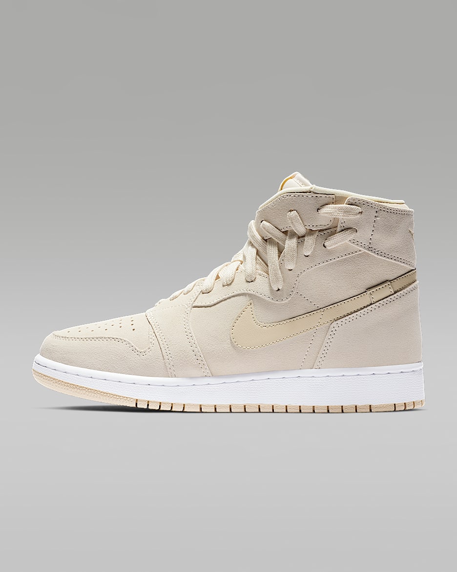 Air Jordan 1 Rebel XX 女子运动鞋 - 淡奶白/白色/沙漠矿石黄