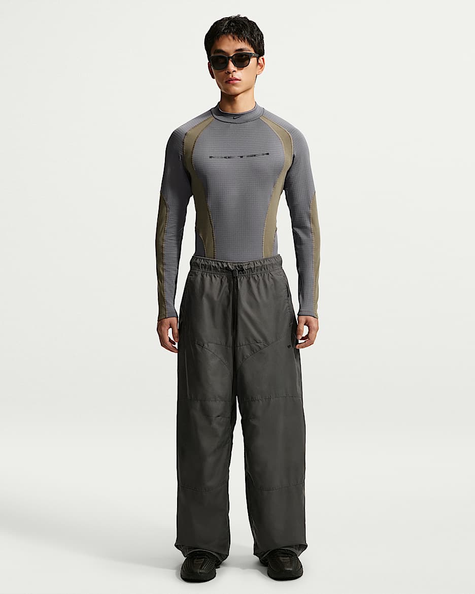 Nike Tech 男子宽松反光长裤 - 黑/黑