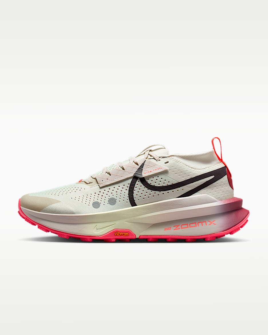 Nike Zegama Trail 2 男子越野跑步鞋 - 海玻璃色/砂岩灰粉/深队红/暗调勃艮第酒红