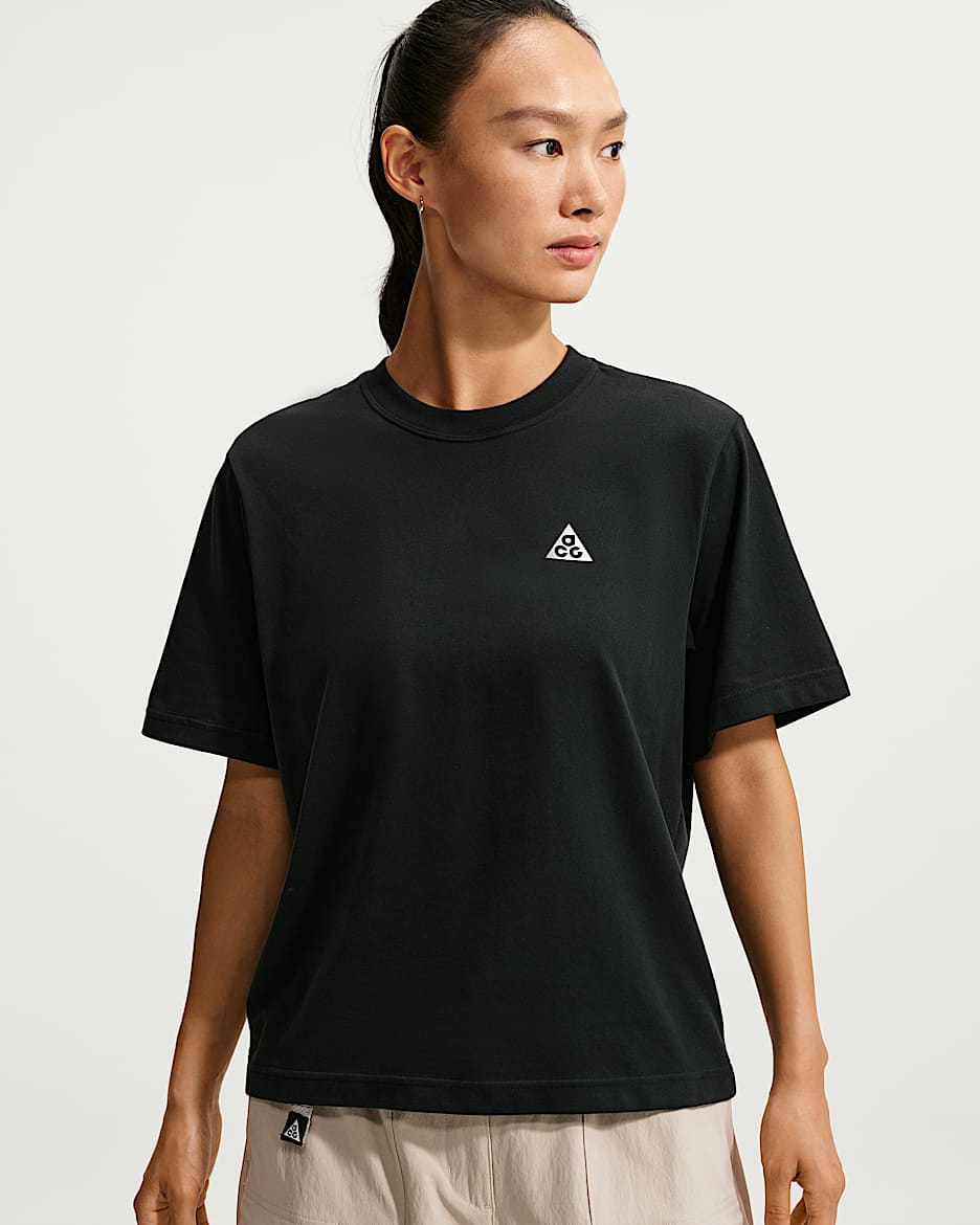 ACG Dri-FIT 女子速干短袖T恤 - 黑