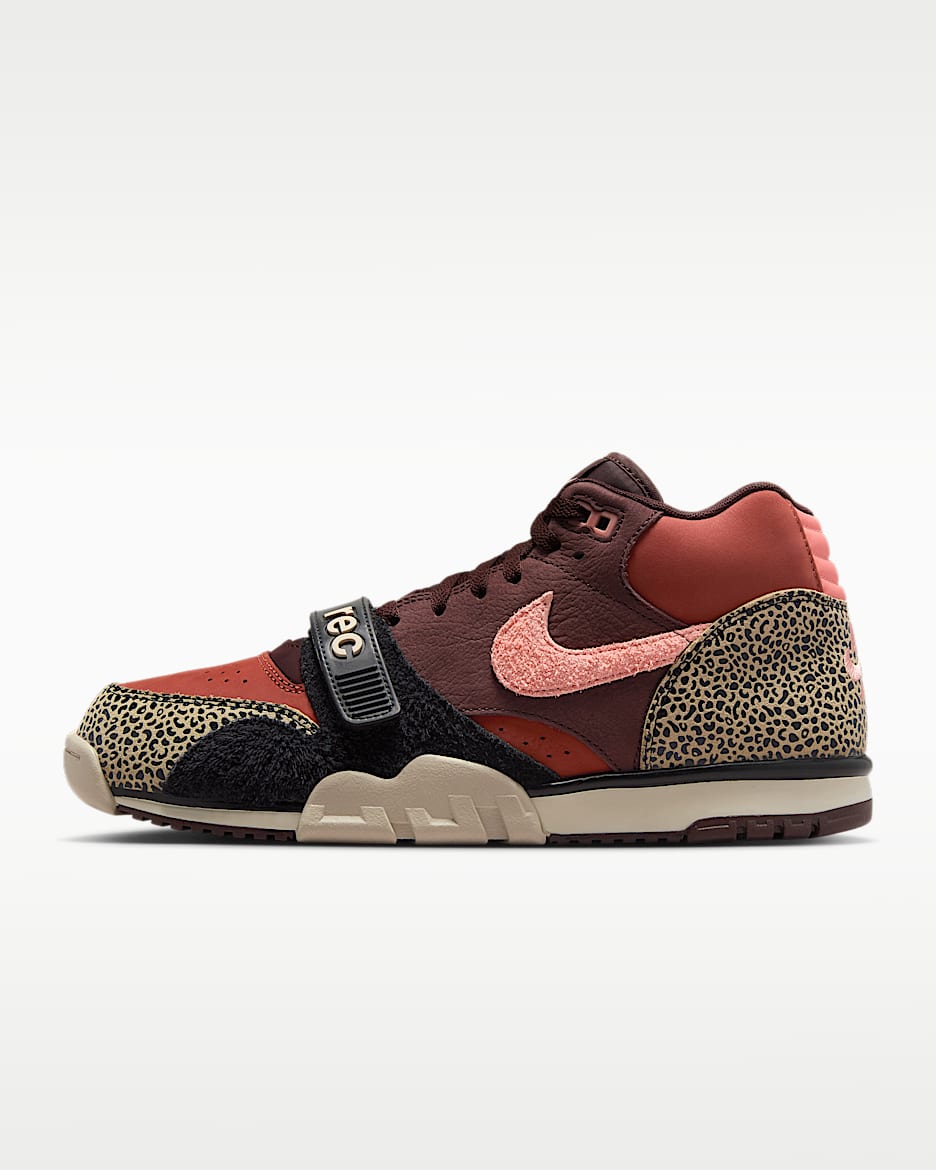 Nike SB Air Trainer 1 男/女滑板鞋 - 石灰色/土褐/灰桃红/石英粉