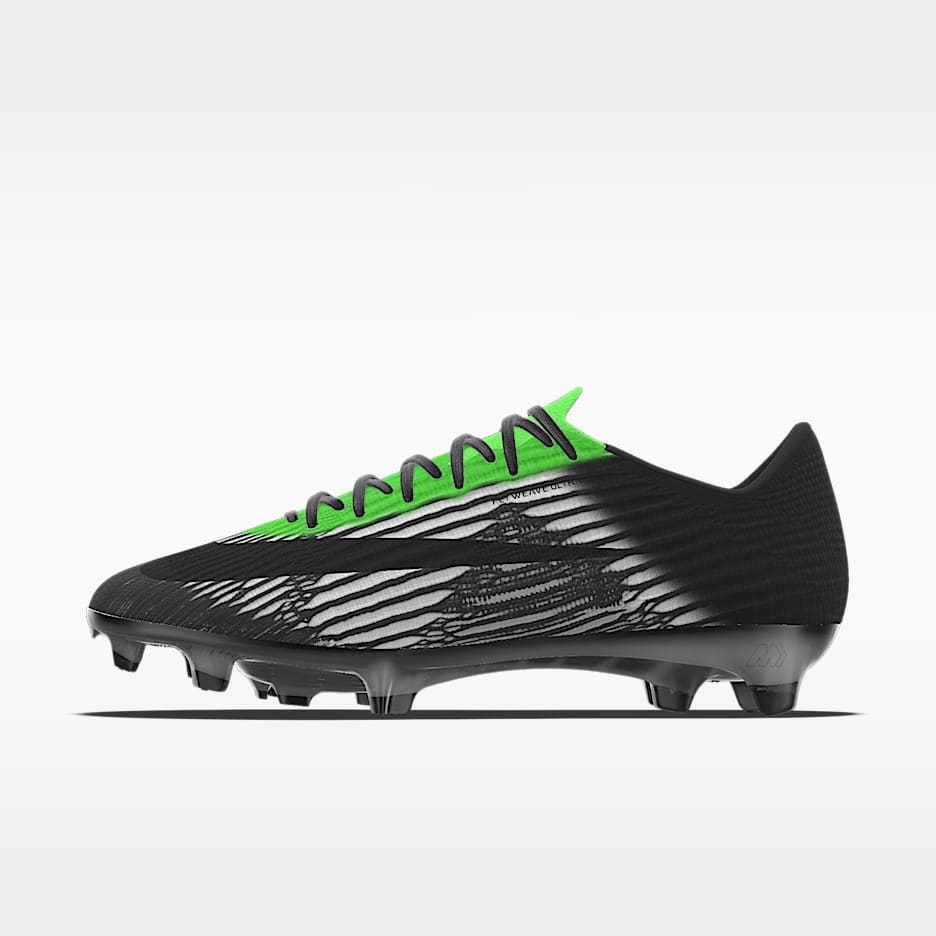 Nike Mercurial Superfly 11 Elite By You 专属定制 FG 天然硬质草地低帮足球鞋 - 冲击绿/冲击绿