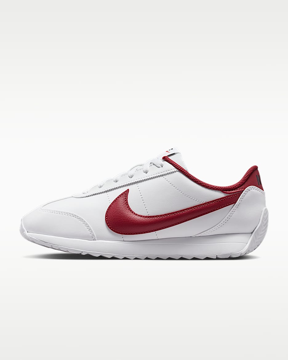 Nike Pacific Leather 女子运动鞋 - 白色/黑/深队红