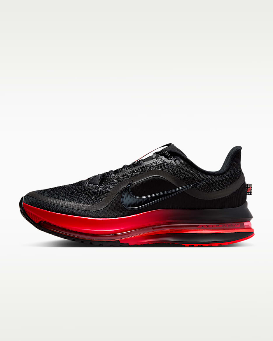 Nike Pegasus Premium 耐克顶级飞马男子公路跑步鞋 - 黑/大学红/亮深红/黑