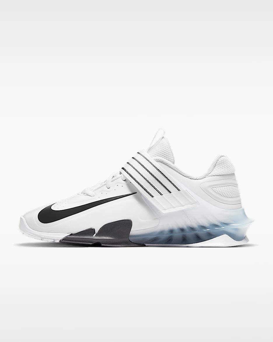 Nike Savaleos 举重运动鞋 - 白色/铁灰/激光橙/黑