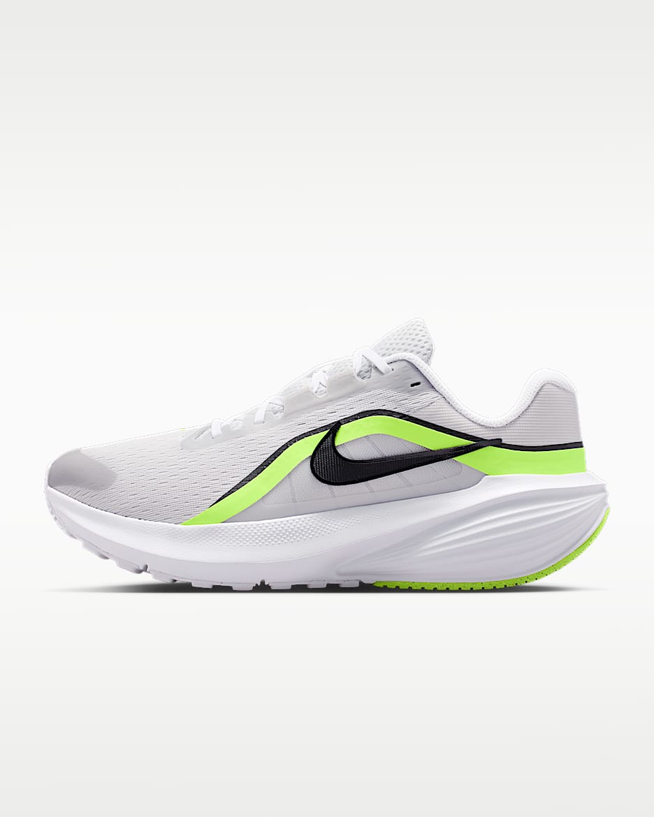 Nike Downshifter 14 男子公路跑步鞋 - 尘光子色/白色/荧光黄/黑