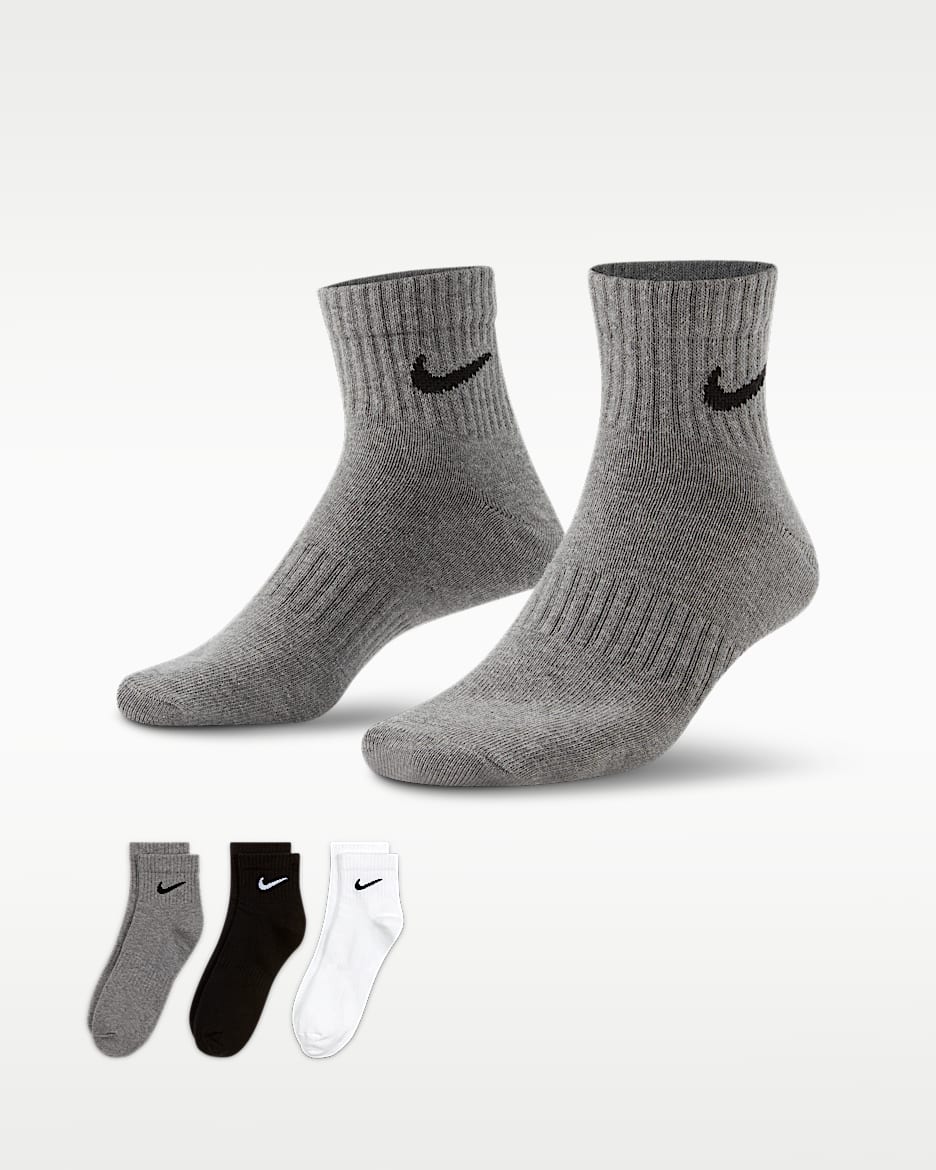 Nike Everyday Lightweight 速干训练短袜(3 双) - 多色