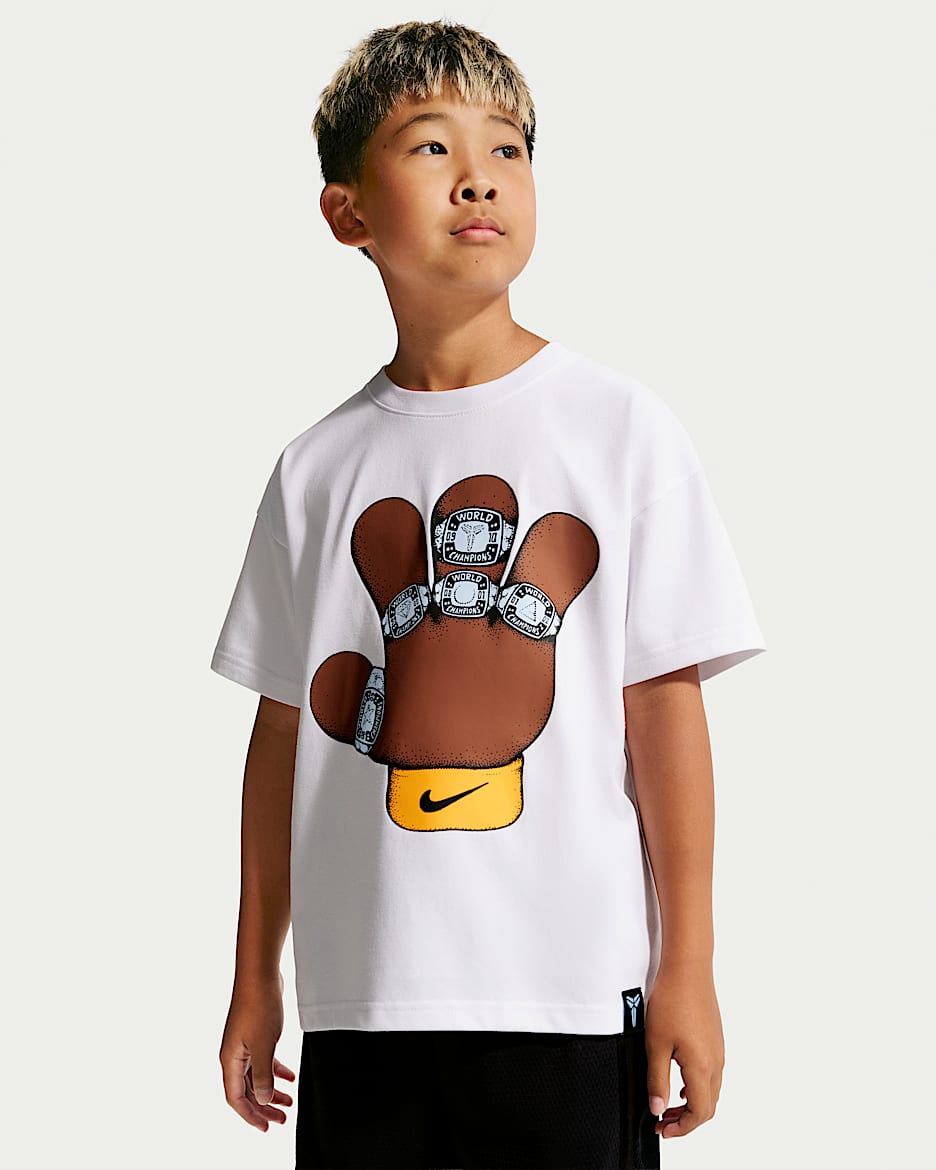 Kobe Dri-FIT 科比大童速干短袖T恤 - 白色