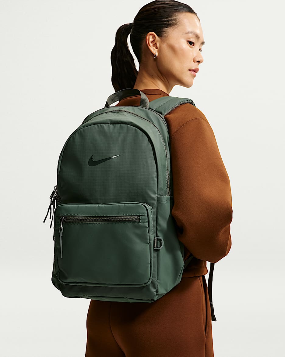 Nike Heritage 冬季款尤金双肩包 - 迷彩绿/迷彩绿/黑云衫绿