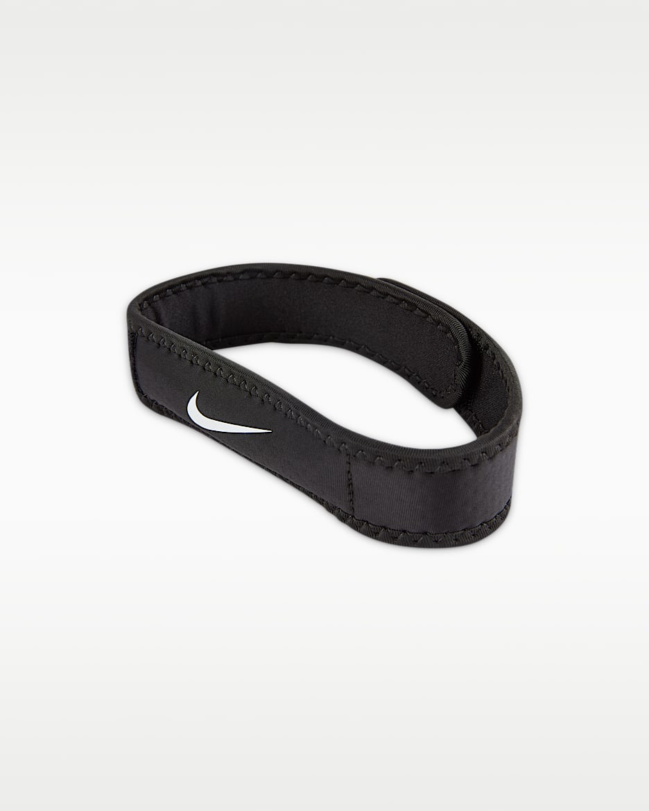 Nike Pro Patella 速干髌骨训练带（1 条） - 黑/白色