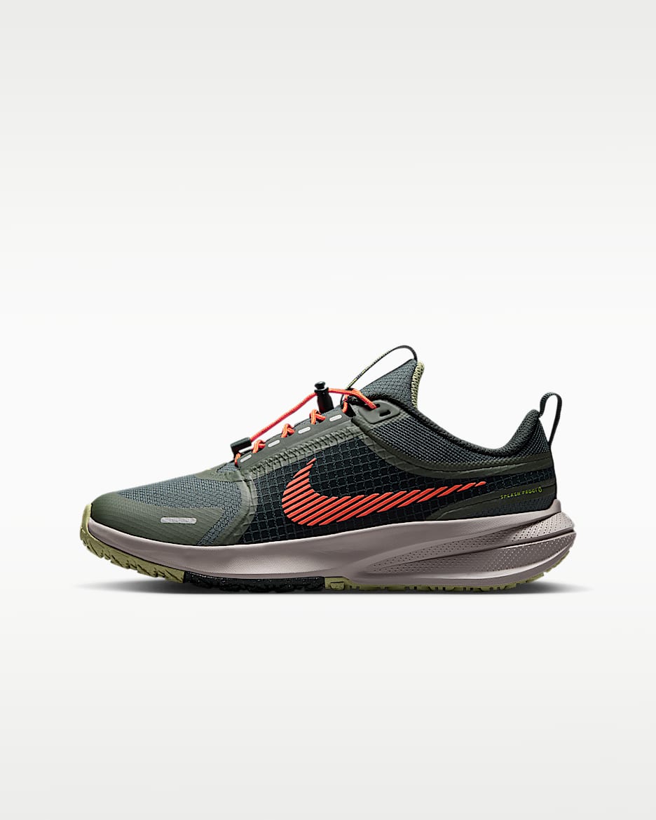 Nike Star Runner Utility 大童跑步鞋 - 黑云衫绿/迷彩绿/灰橄榄绿色/安全橙