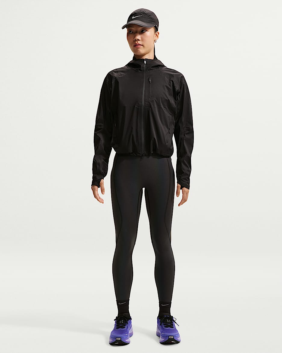 NikeLab | Running Flash 女子速干高腰紧身裤 - 彩虹色/黑