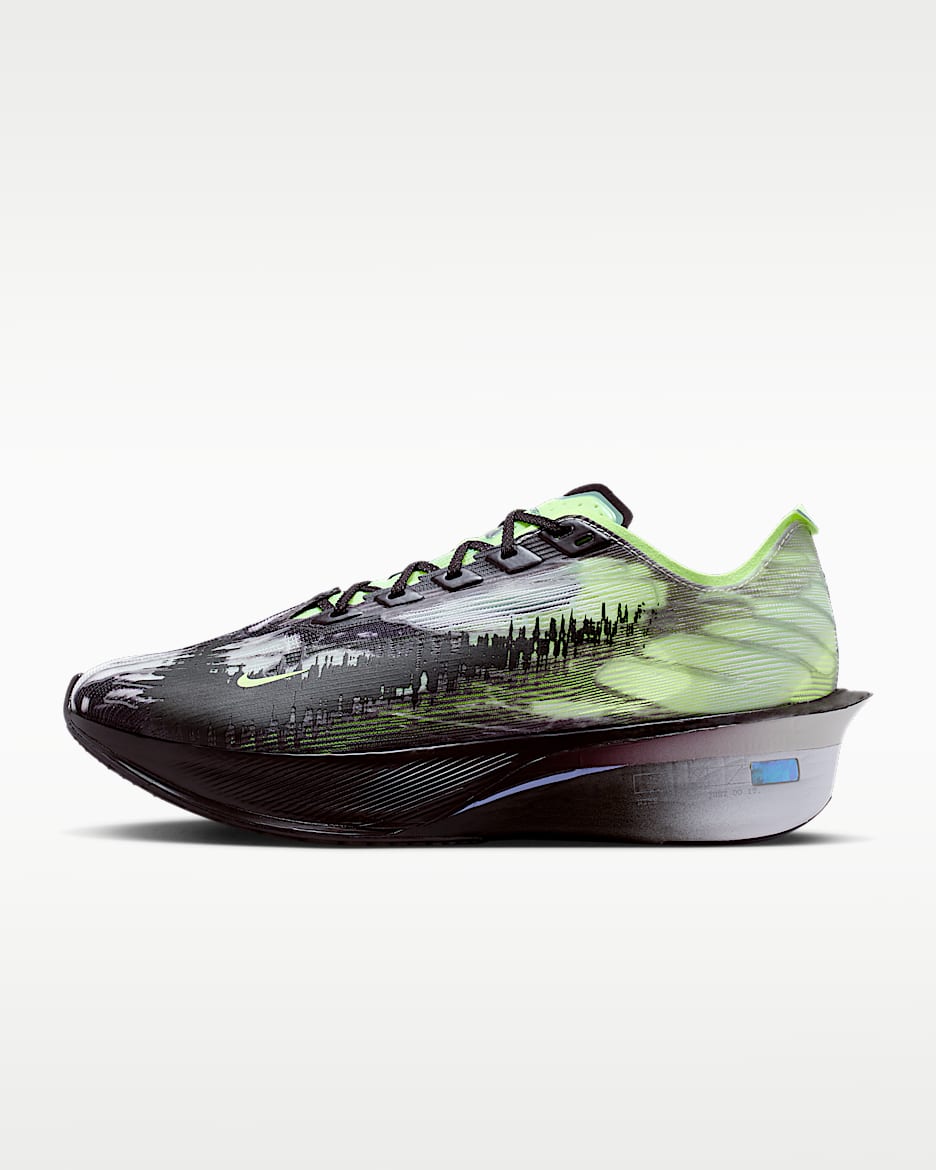 Nike Vaporfly 4 女子公路竞速跑步鞋 - 暗调勃艮第酒红/暗调勃艮第酒红/微黄绿/黑