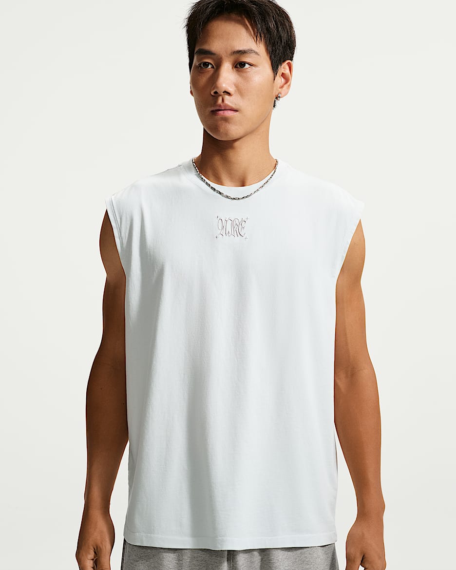 Nike Sportswear 男子背心 - 米白