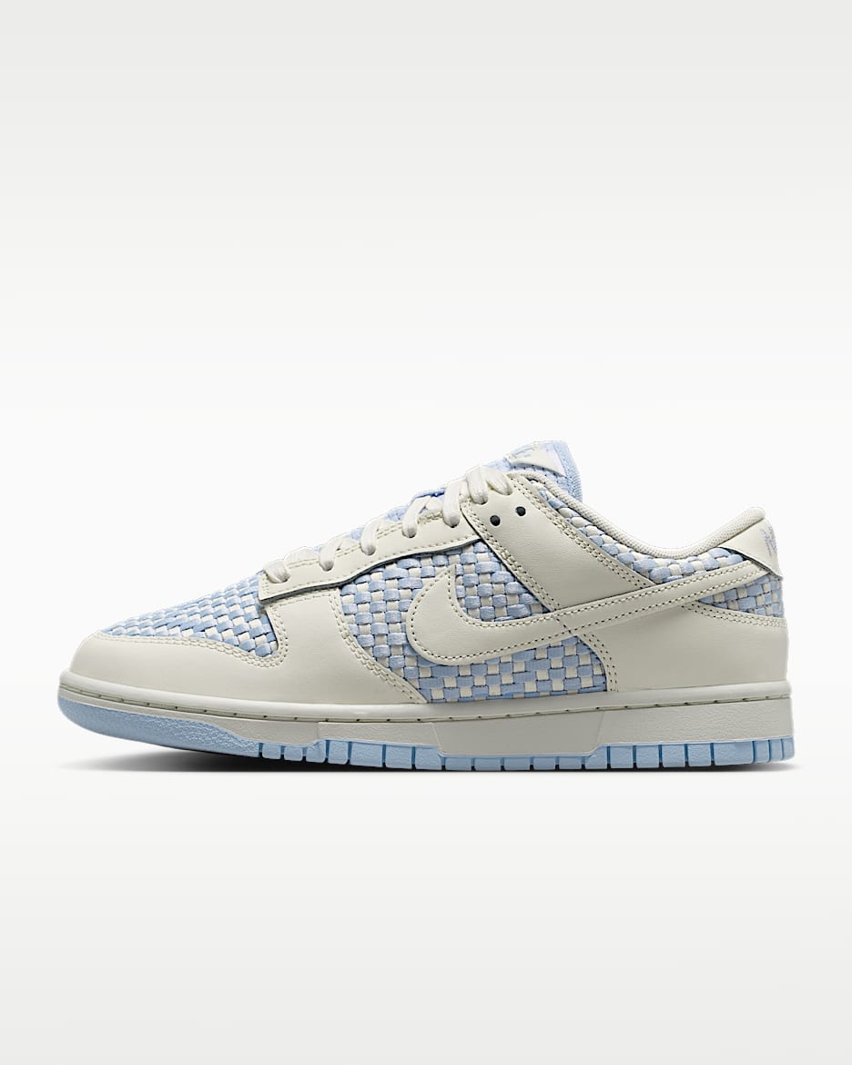 Nike Dunk Low 女子运动鞋 - 氢蓝/帆白/淡象牙白