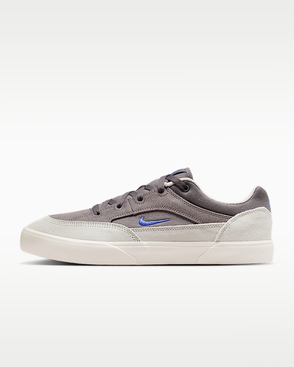 Nike SB Malor 男子薄底滑板鞋 - 笔尖灰黑色/传奇银/幻影灰白/宝石蓝