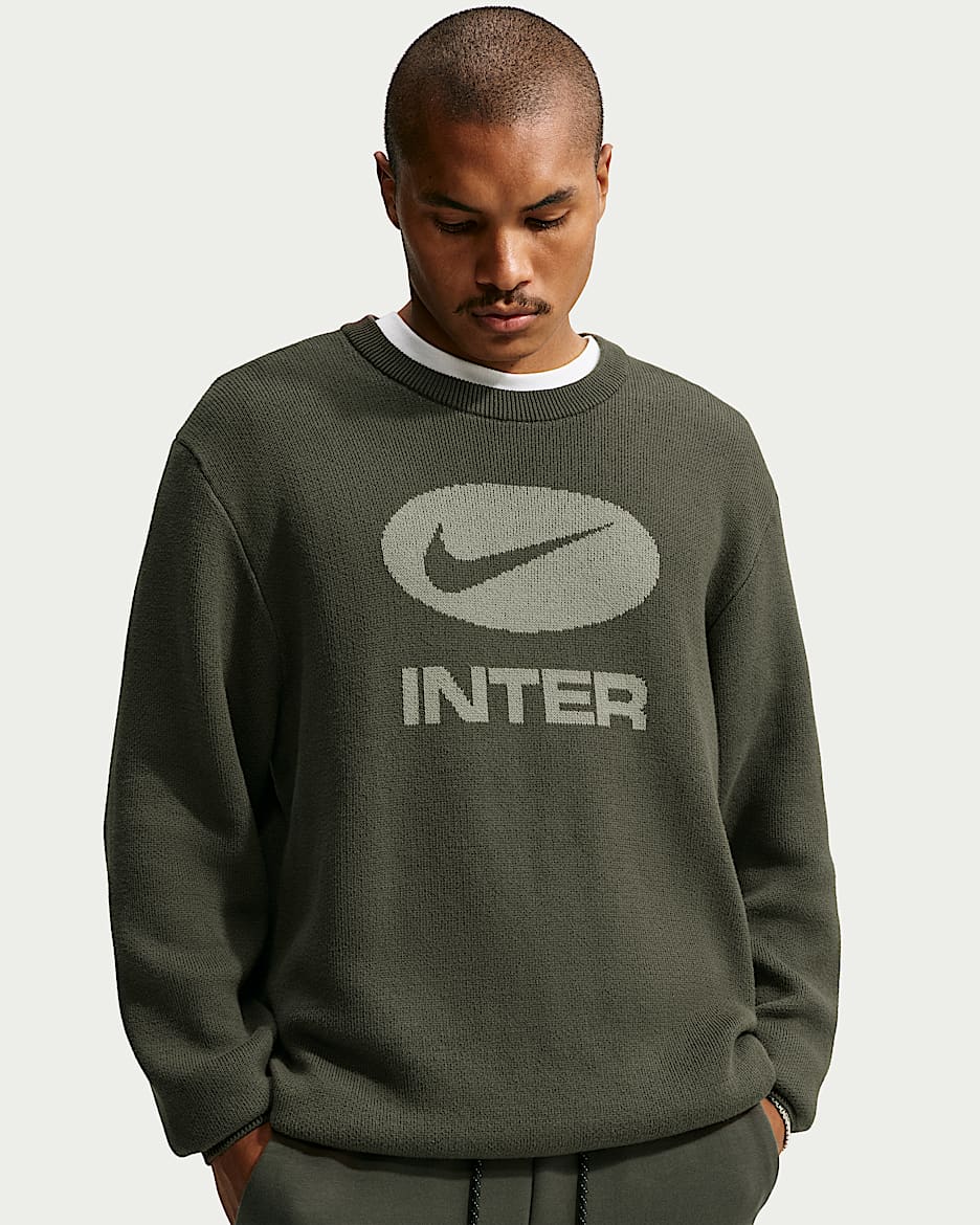 国际米兰足球俱乐部 Nike 男子足球毛衣 - 碳粉黑/碳粉黑