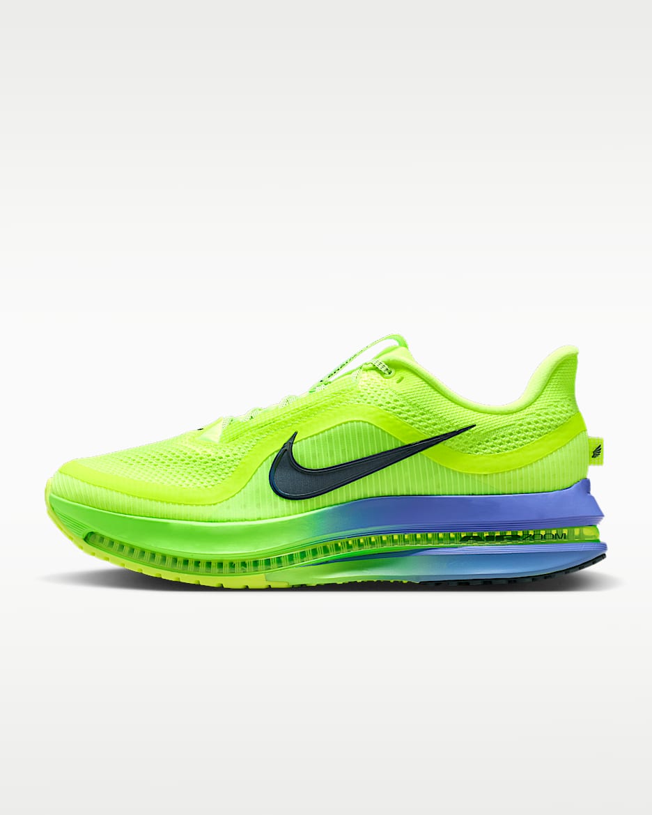 Nike Pegasus Premium 耐克顶级飞马男子公路跑步鞋 - 荧光冰黄/爆炸绿黄/宝石蓝/黑云衫绿