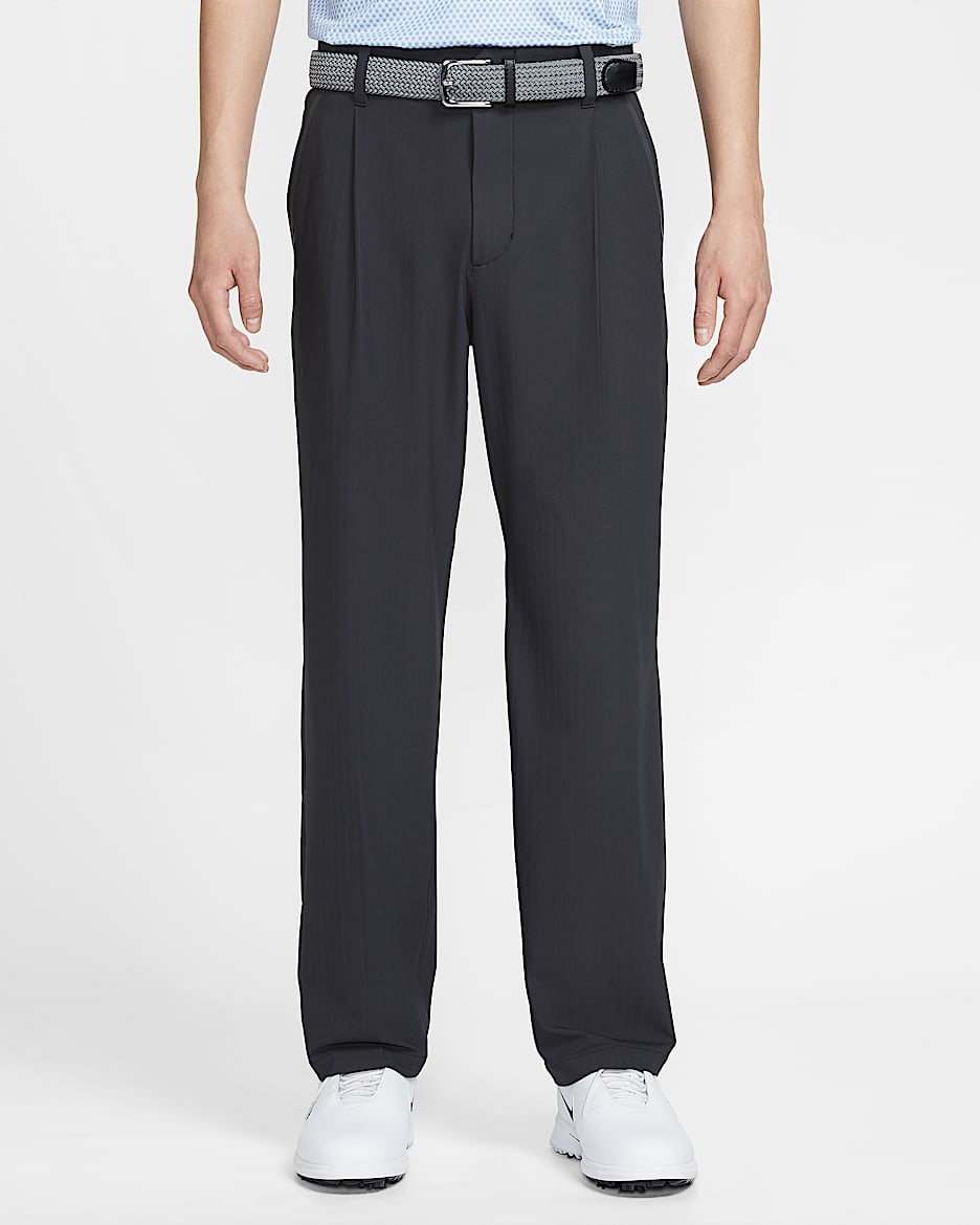 Nike Tailored Performance Dri-FIT 男子速干高尔夫长裤 - 黑/黑/黑