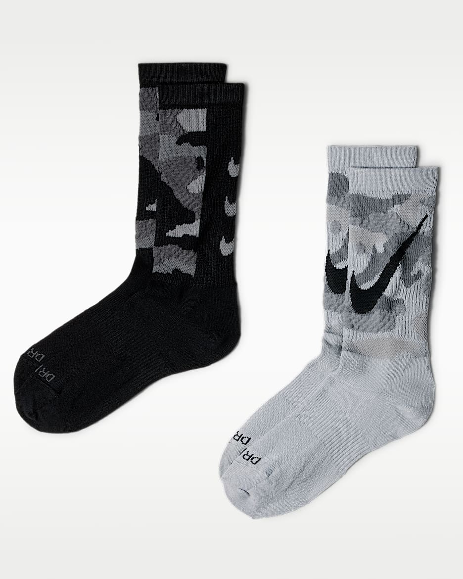 Nike Everyday Plus 轻便型速干中筒运动袜(2 双) - 多色
