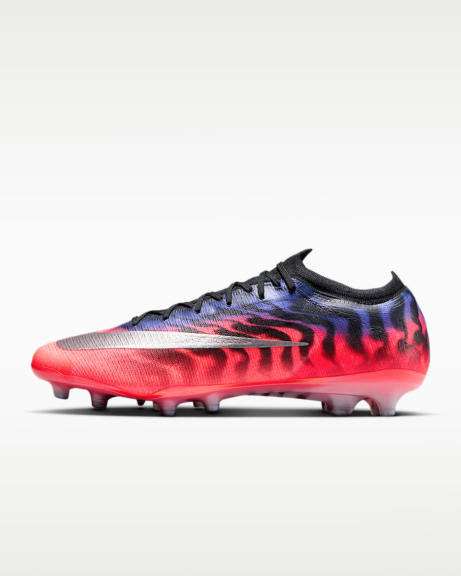 Nike Mercurial Vapor 17 Elite SE 耐克刺客系列男/女 AG 人造草地低帮足球鞋 - 多色/白色