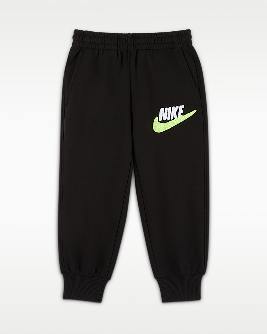 Nike Club 幼童加绒长裤 - 黑