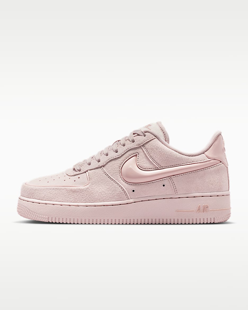 Nike Air Force 1 '07 女子空军一号运动鞋 - 砂岩灰粉/微粒粉/砂岩灰粉