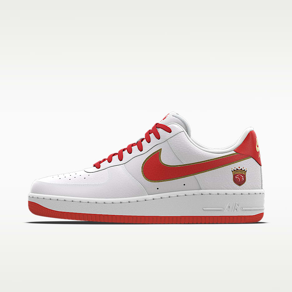 Nike Air Force 1 Low By CSL 专属定制运动鞋 - 红色/黄色