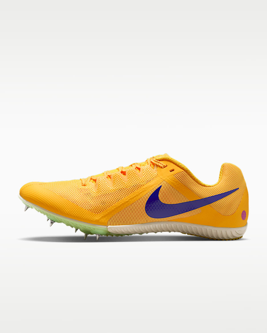Nike Zoom Rival Multi 男子田径钉鞋 - 脉冲柠檬黄绿/光辉荧光黄/超级紫罗兰色/耀眼靛紫