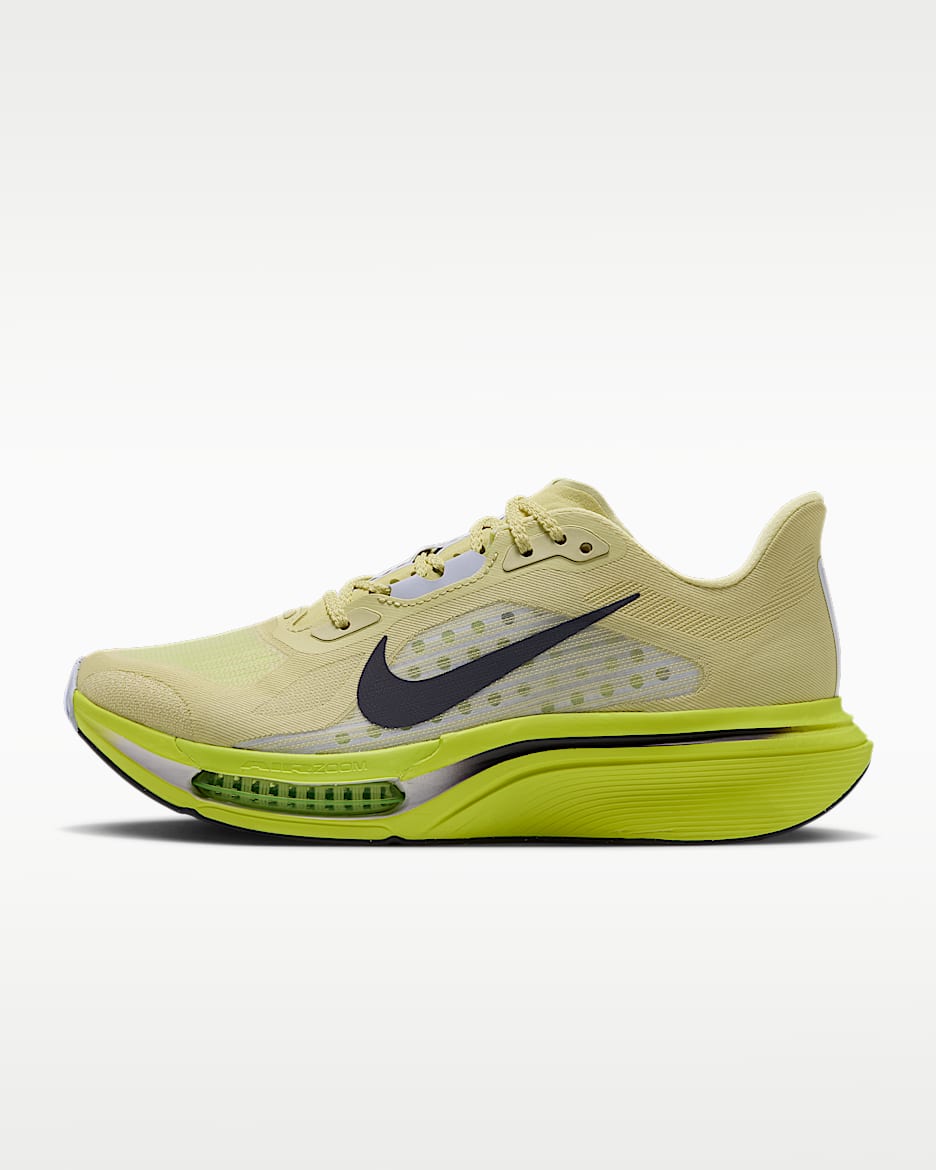 Nike Pegasus Plus 2 耐克超级飞马女子公路跑步鞋 - 黄绿/亮眼柠檬黄/浅白紫色/铁架黑