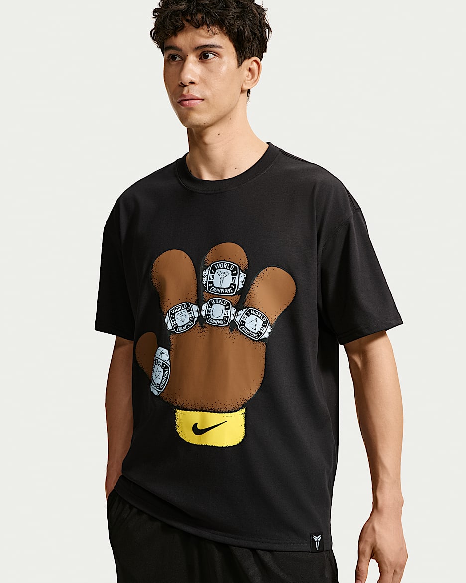Kobe Nike Dri-FIT 科比男子速干短袖篮球T恤 - 黑