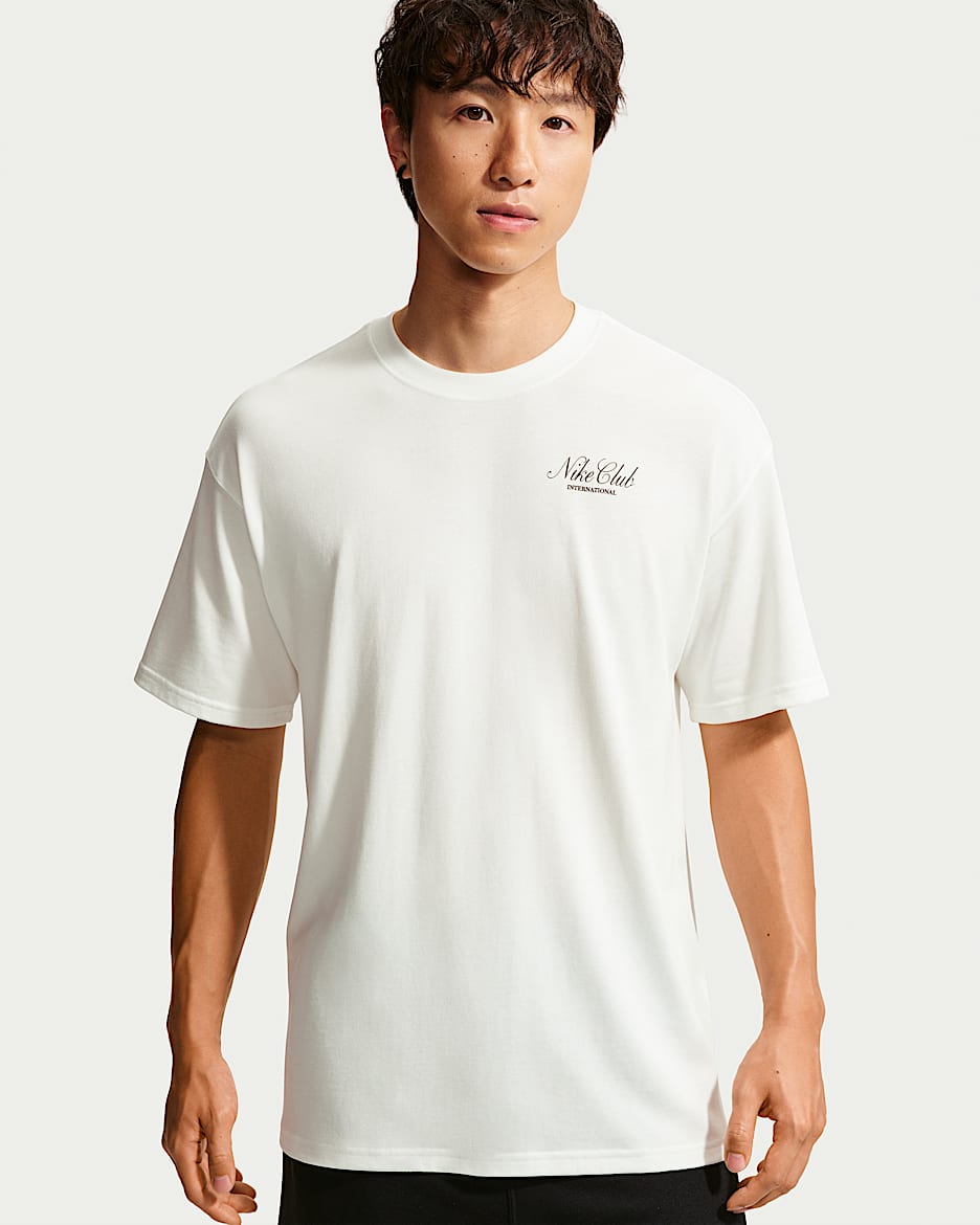 Nike Sportswear 男子短袖T恤 - 帆白