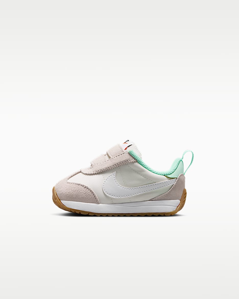 Nike Pacific 婴童运动鞋 - 帆白/橡皮浅褐/安全橙/北极绿