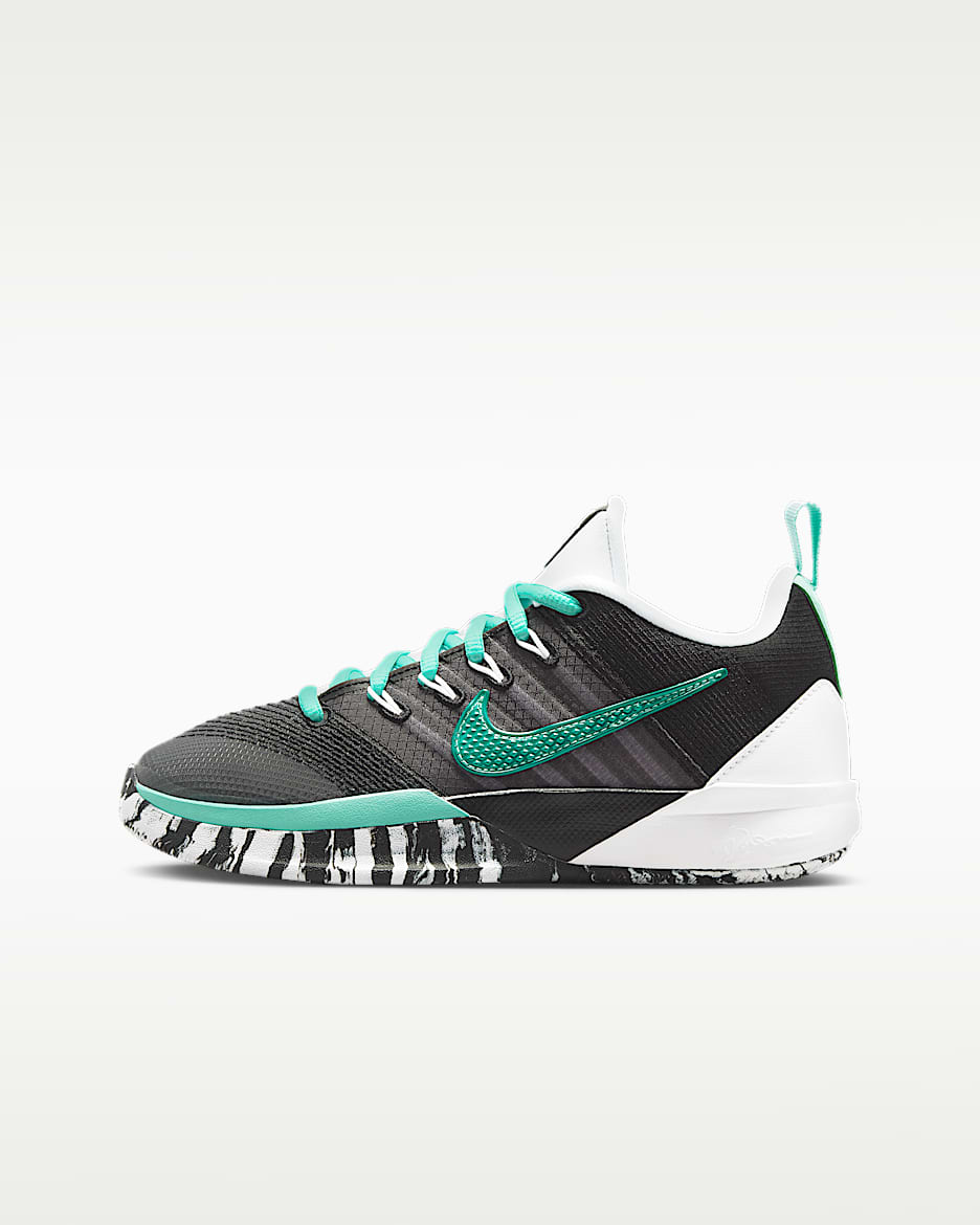 Sabrina 3 萨布丽娜大童篮球鞋 - 黑/白色/薄荷绿