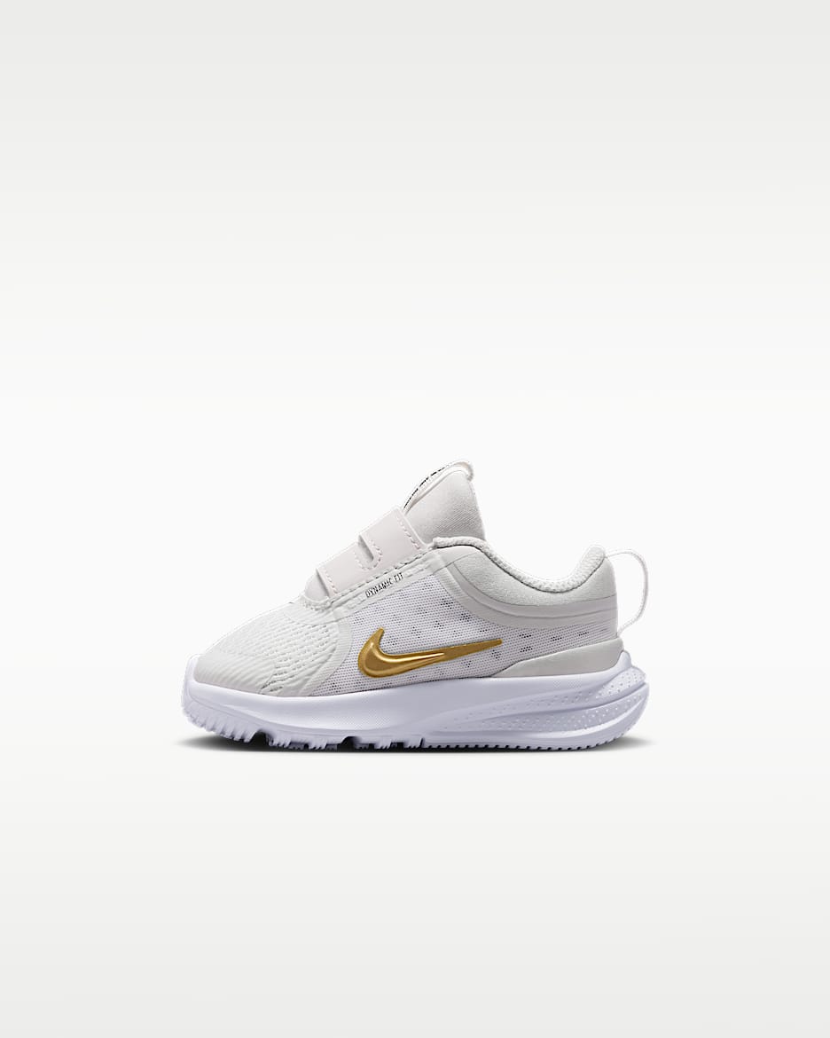 Nike Star Runner 5 耐克摘星号婴童运动鞋 - 浅银灰/黑/金属色