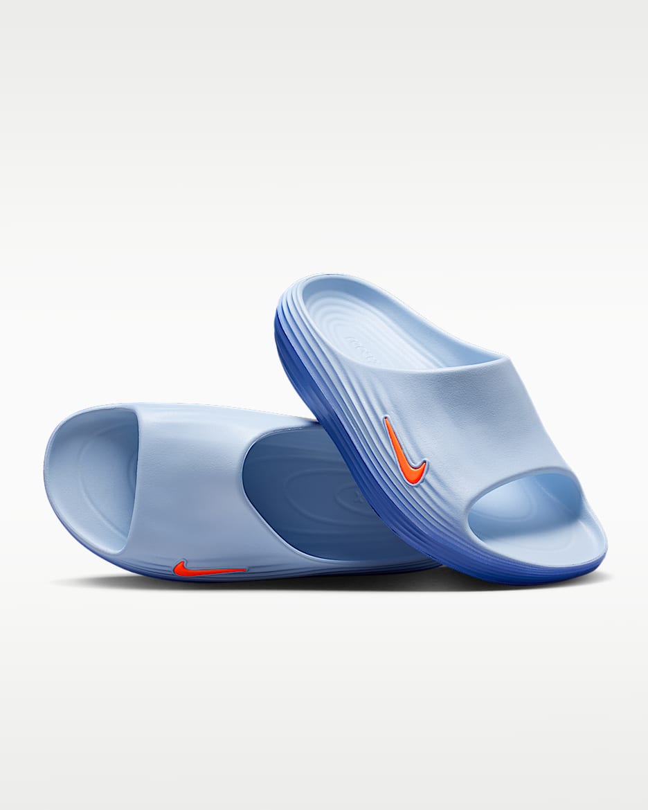 Nike ReactX Rejuven8 男子拖鞋 - 氢蓝/水晶蓝/青石蓝/荷兰橙