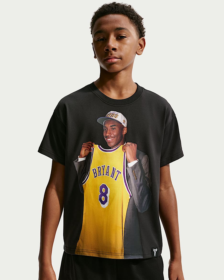 Kobe Dri-FIT  科比大童速干短袖T恤 - 黑
