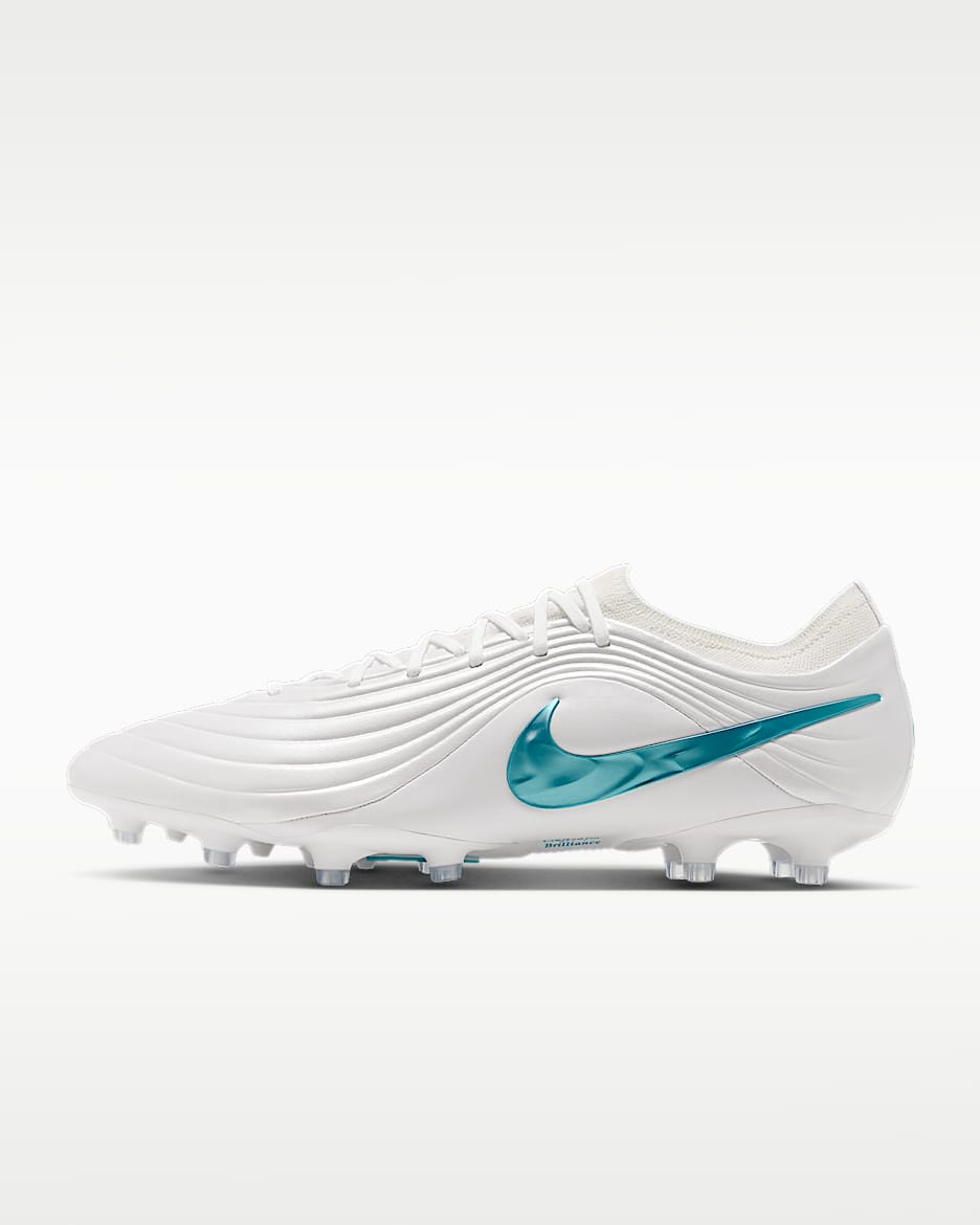 Nike Tiempo Maestro Elite 耐克天迫系列男/女 AG 人造草地低帮足球鞋 - 白色/白色/仙人掌绿