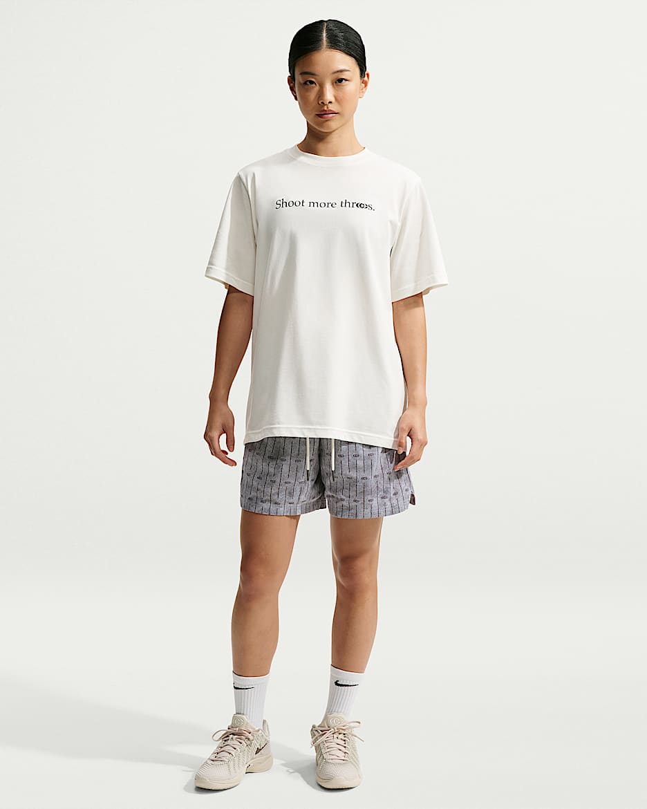 Caitlin Clark Standard Issue Dri-FIT 速干科技凯特琳·克拉克女子网眼布篮球短裤 - 狼灰/狼灰