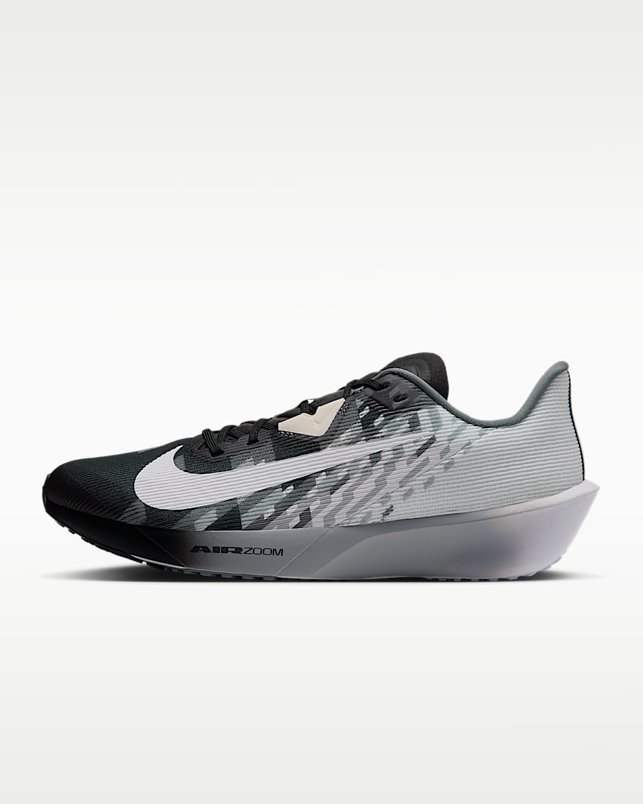 Nike Zoom Rival Fly 4 SE 男子公路竞速跑步鞋 - 黑/烟灰/雾灰/白色