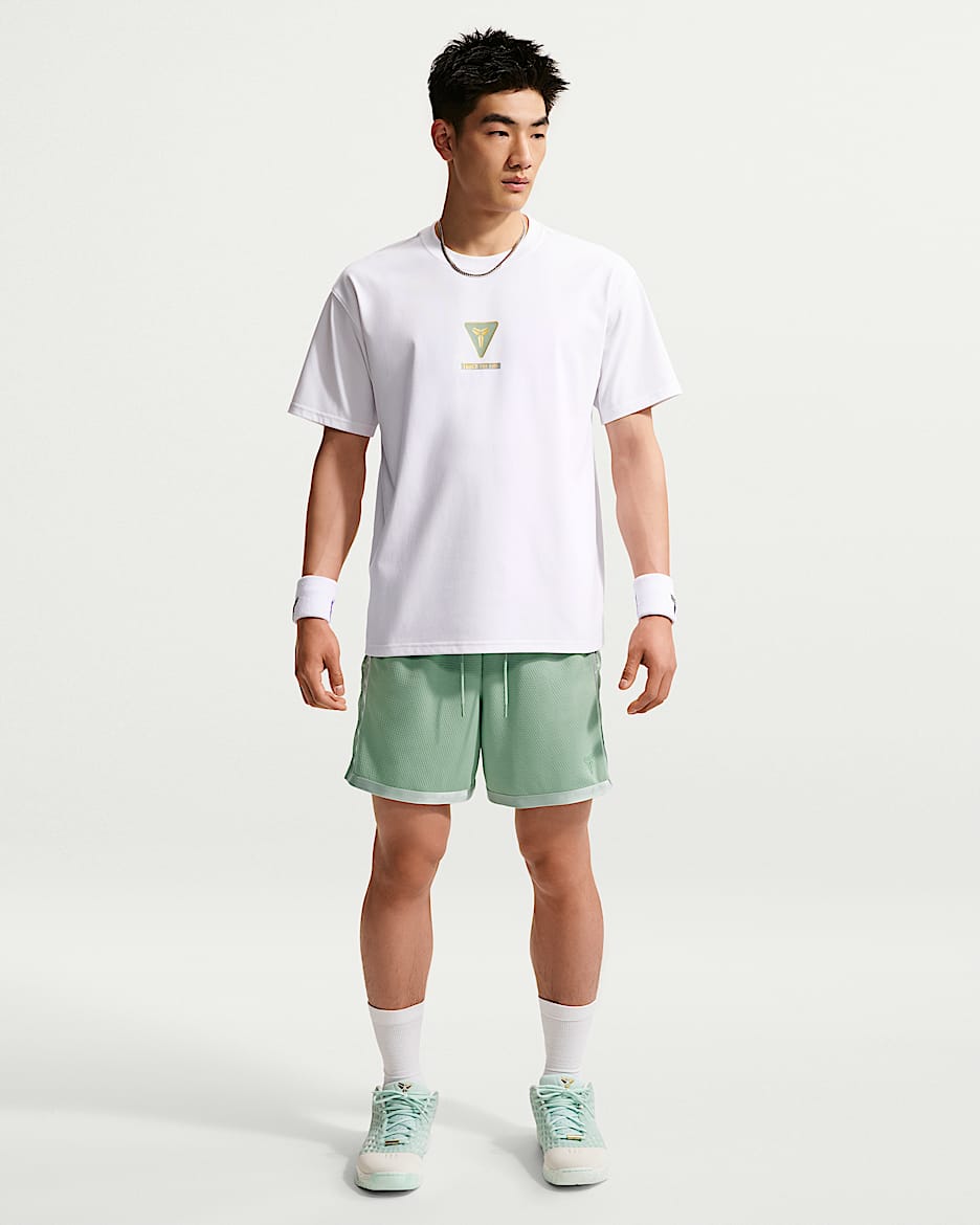 Kobe Dri-FIT 科比男子速干篮球短裤 - 温和灰绿/温和灰绿
